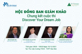 GIỚI THIỆU BAN GIÁM KHẢO VÒNG CHUNG KẾT CUỘC THI DISCOVER YOUR DREAM JOB