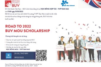 TỌA ĐÀM TRỰC TUYẾN: “ROAD TO 2022 BUV MOU SCHOLARSHIP”