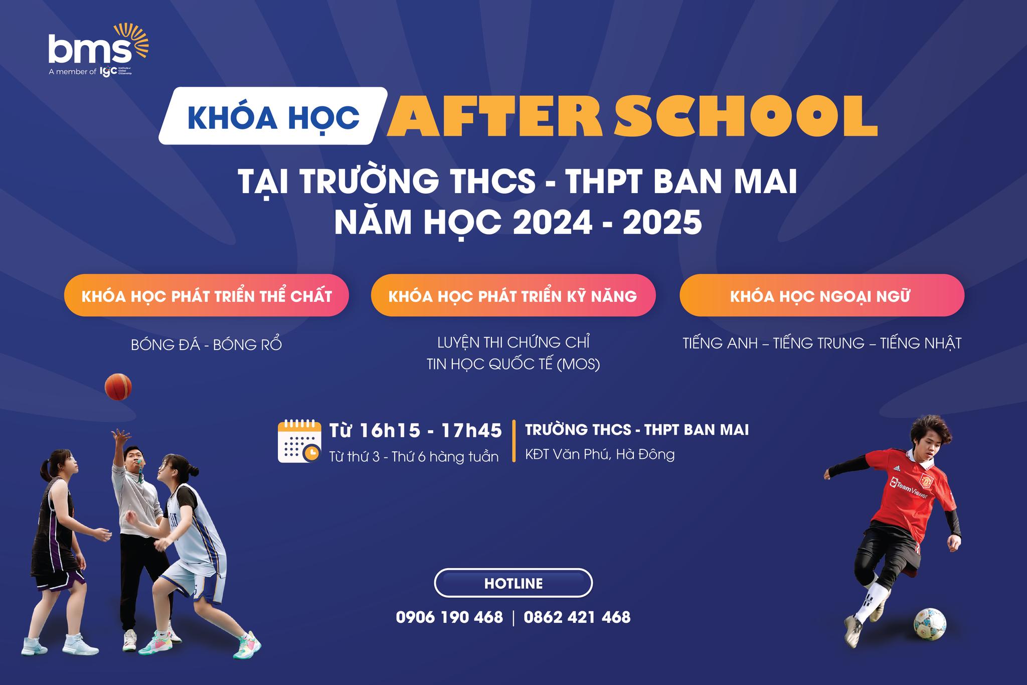 BMSers chinh phục đam mê cùng các khóa học Afterschool