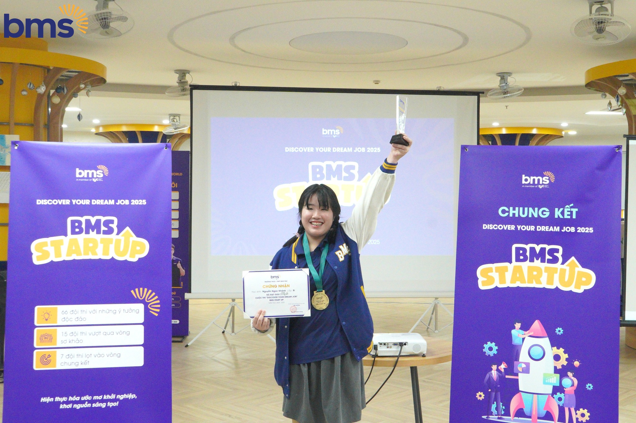 Tinh thần BMSers khởi nghiệp tại chung kết cuộc thi “Discover Your Dream Job 2025” - chủ đề BMS STARTUP”