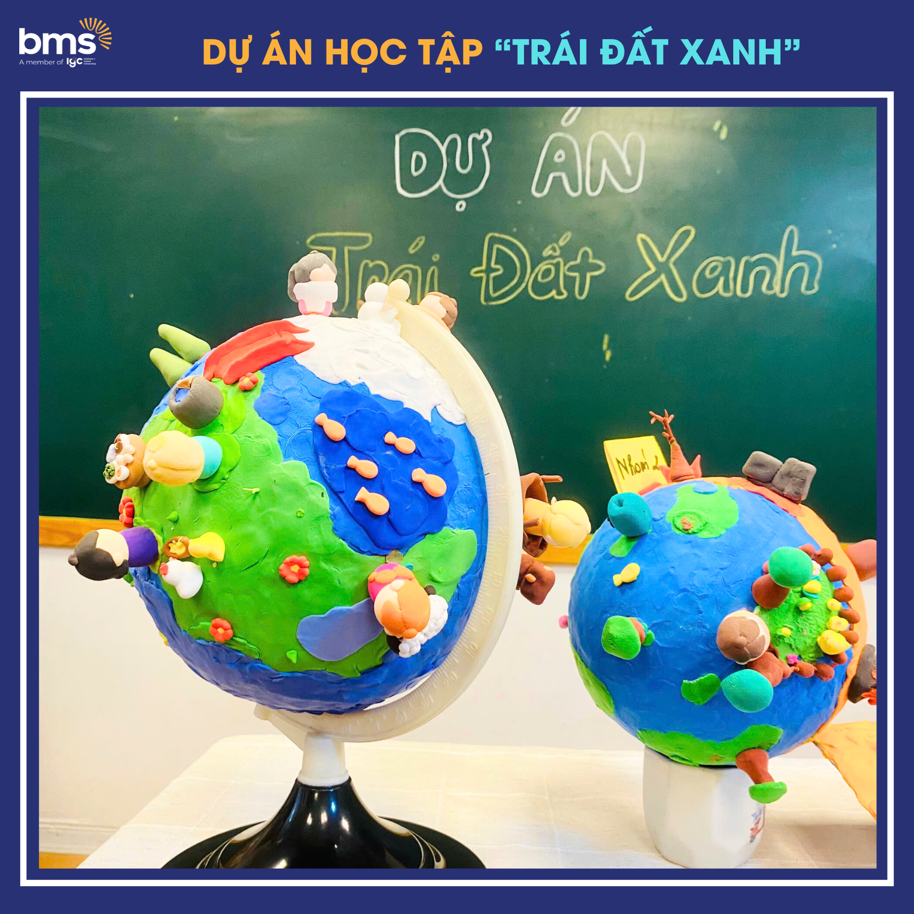 Trái đất "mỉm cười" từ những đôi ban tay nhỏ: Hành trình sống xanh từ lớp học