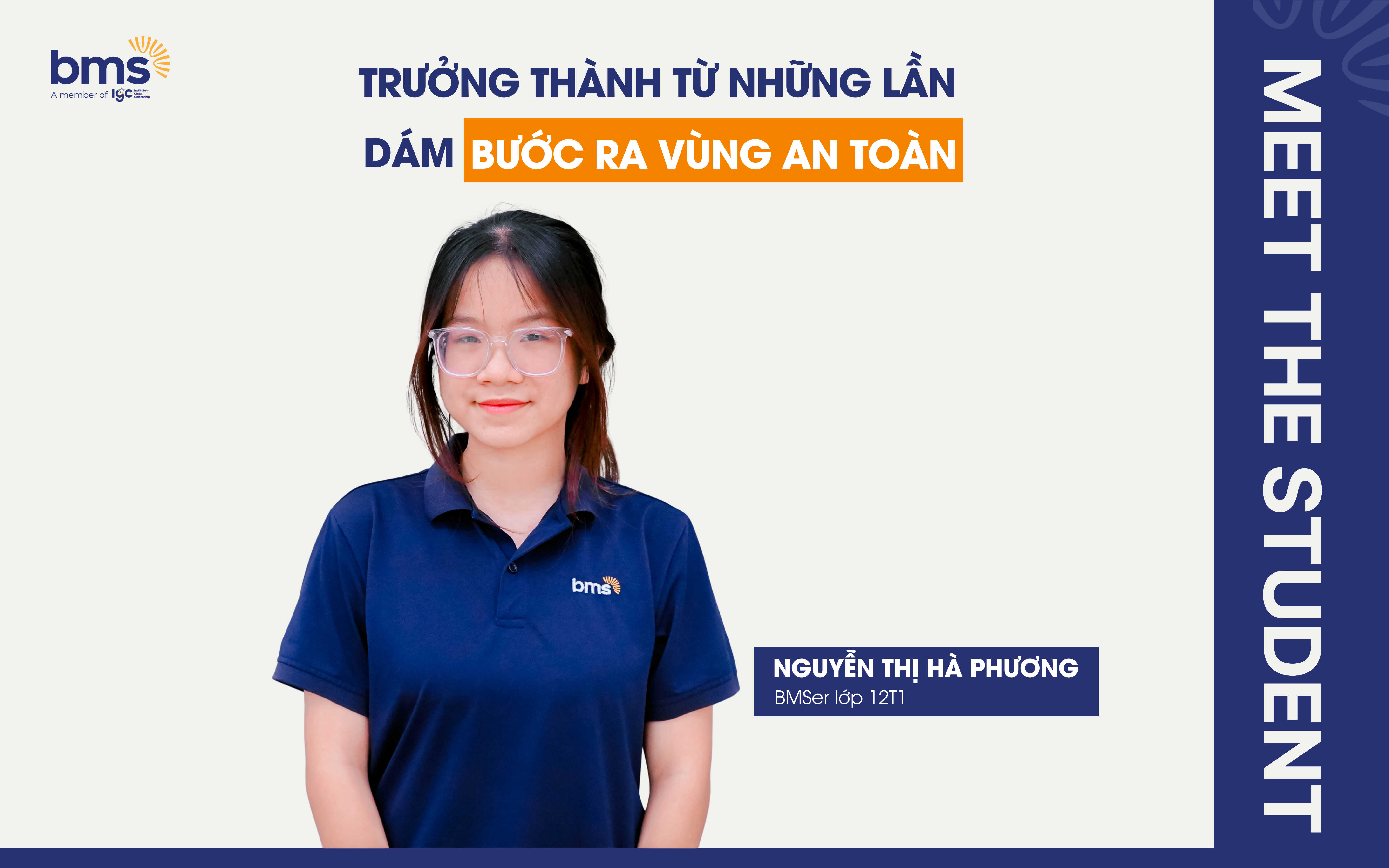 Hà Phương – Cô học trò trưởng thành từ những lần dám bước ra khỏi “vùng an toàn” của bản thân
