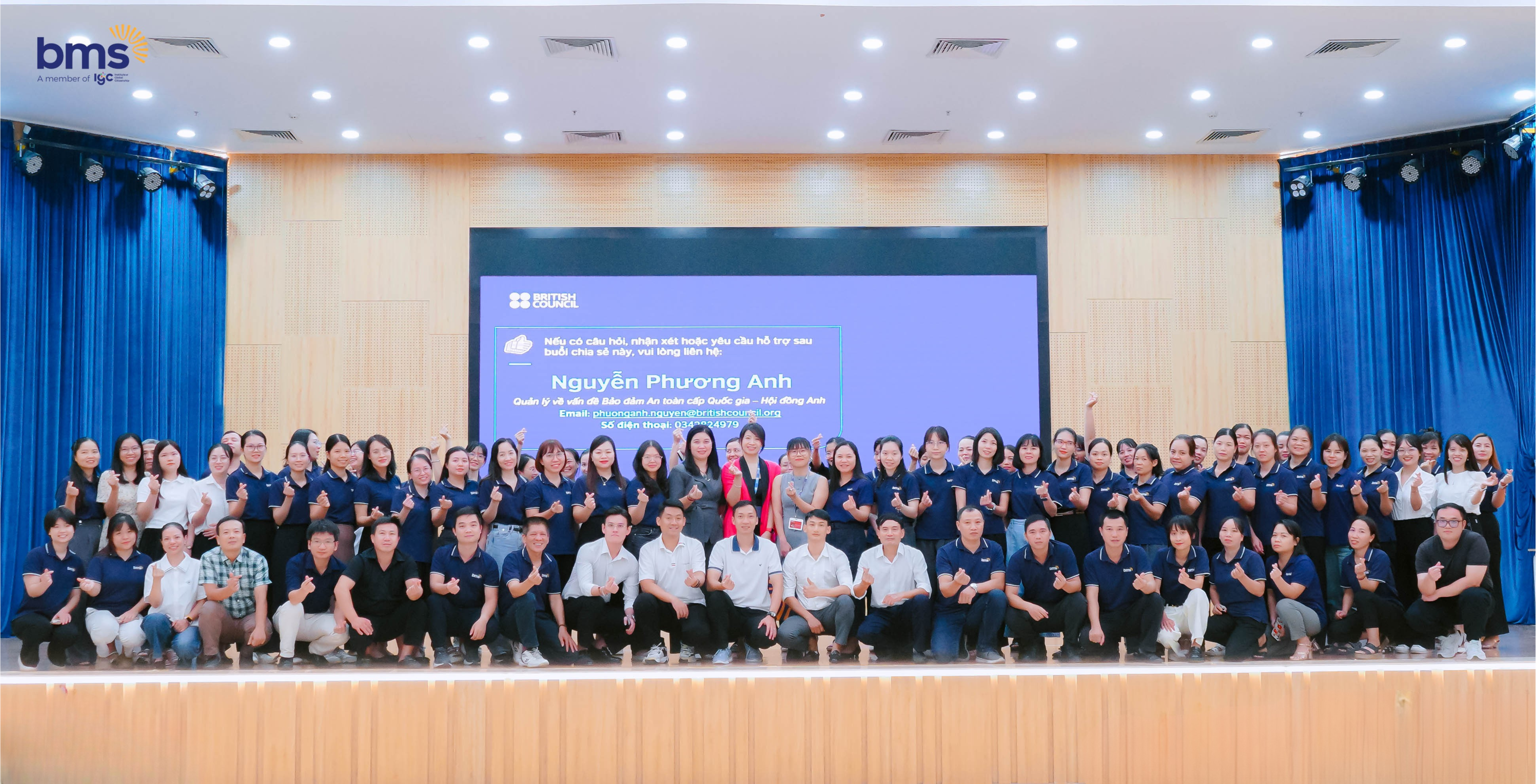 BMS Hà Nội: Trường THCS – THPT Ban Mai tái đào tạo về an toàn trường học và bảo vệ trẻ em