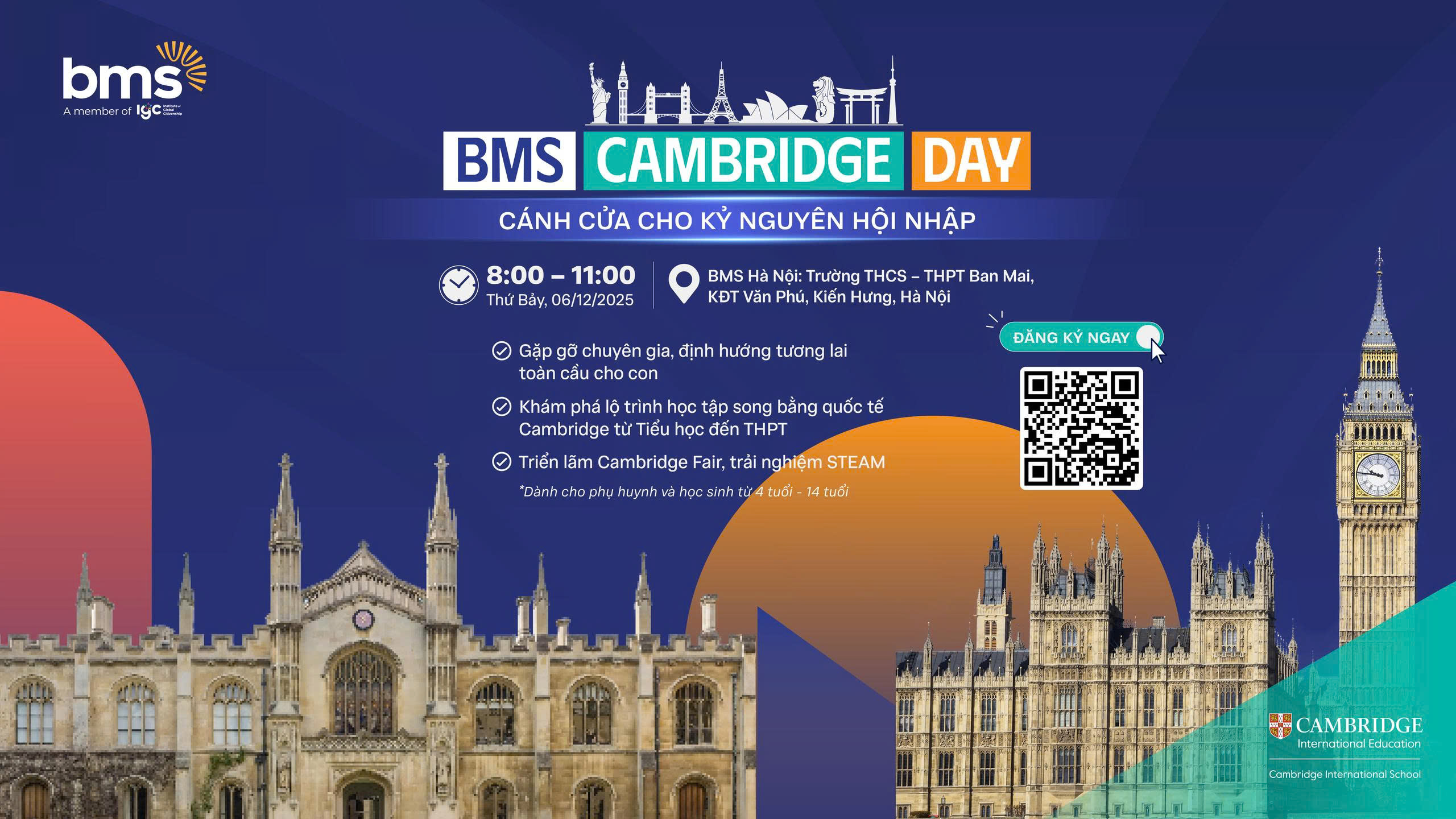 BMS Cambridge Day - Ngày hội học tập định hướng song bằng quốc tế Cambridge